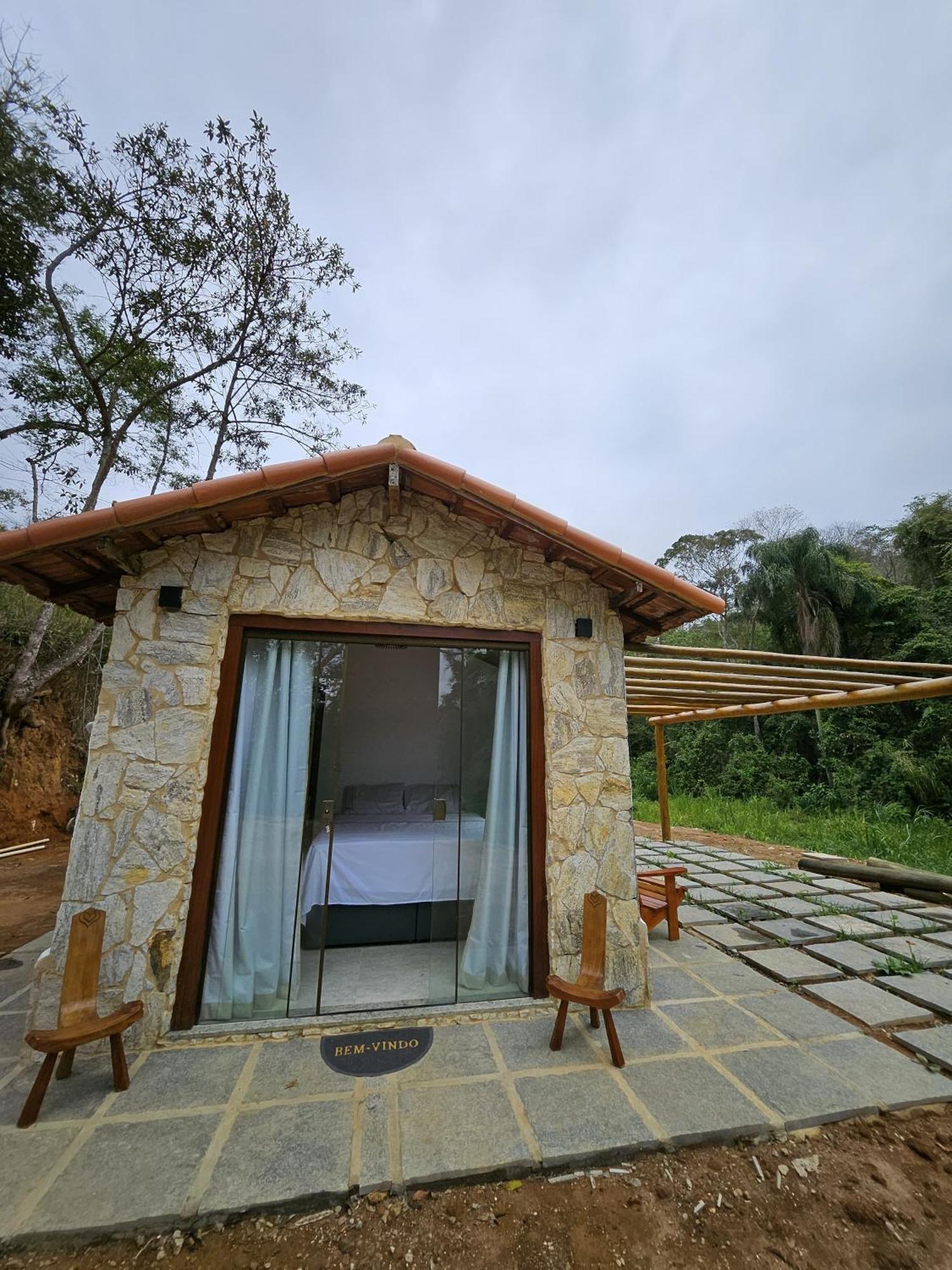 Casa Di Pedra Com Linda Vista Para Natureza - Мигел-Перейра Экстерьер фото